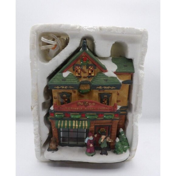 Fancy Fiddle Music Shop Santa Workbench Collection ©2001 Interior View Series - Picture 9 of 9